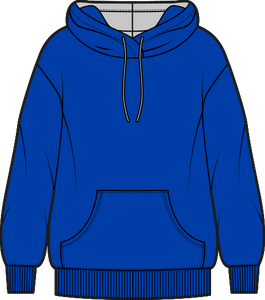 Hoodie unisex mit fertigen Designs