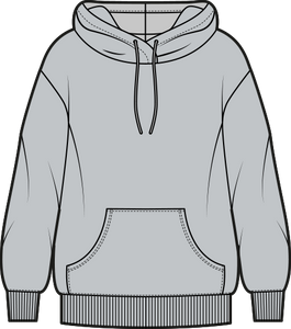 Hoodie unisex mit fertigen Designs