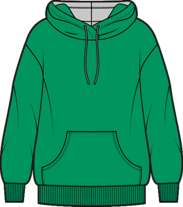 Hoodie unisex mit fertigen Designs