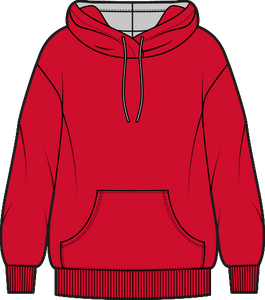 Hoodie unisex mit fertigen Designs